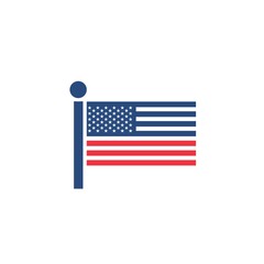 Canvas Print - usa flag