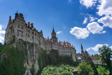 Sticker - view of the Hohenzollern Castle Sigmaringen