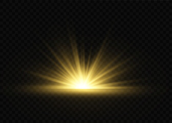Wall Mural - sun ray light.