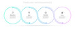 © Viacheslavikus - Vector Infographic thin line design with icons and 4 options or steps. Infographics for business concept. Can be used for presentations banner, workflow layout, process diagram, flow chart, info graph