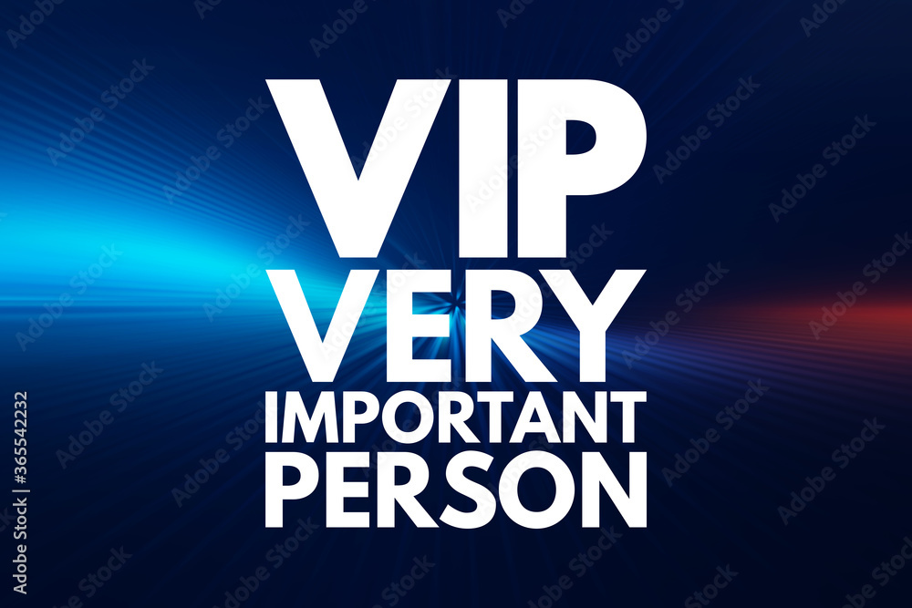 その他 VIP Very Important Person VIP - Very Important Person acronym, concept background Stock