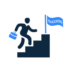 Career, job, success icon design