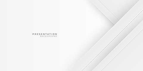Modern white abstract background for presentation design