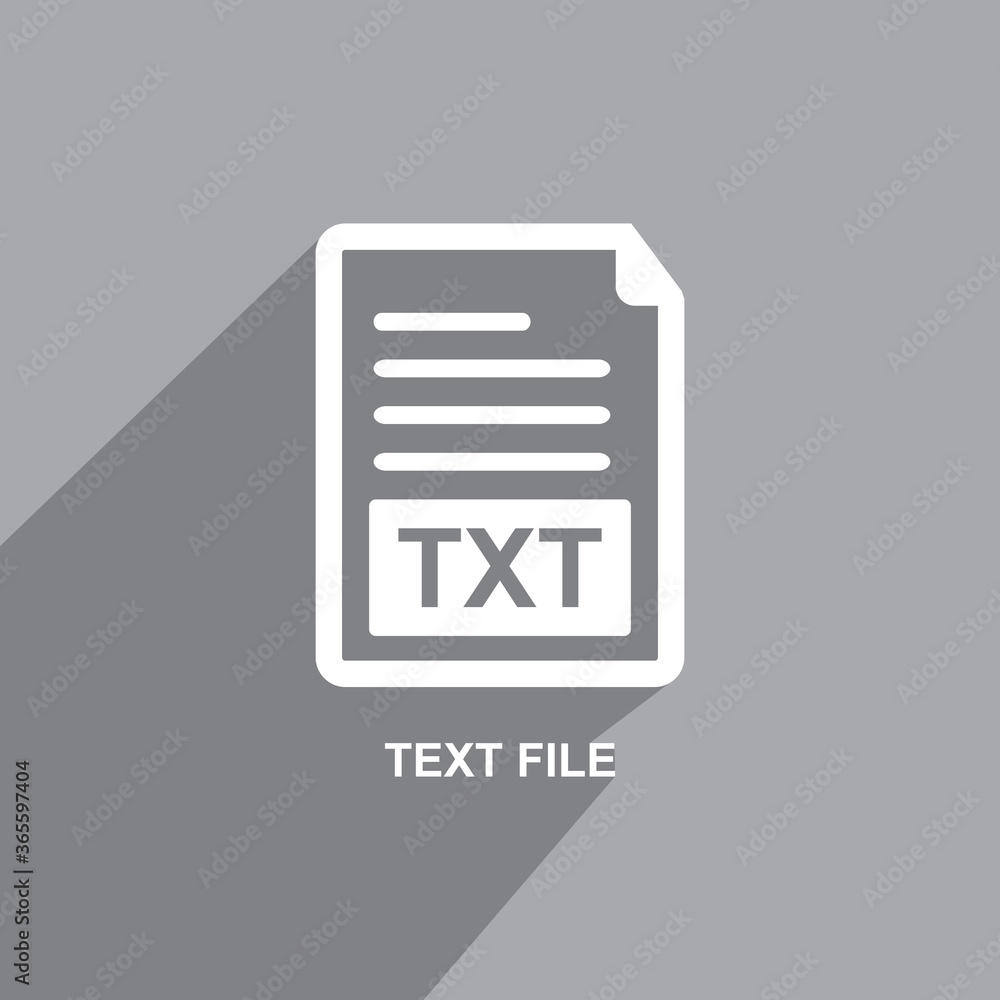 Text File Symbol Sticker text file icon, Business icon vector Stock Vector | Adobe Stock
