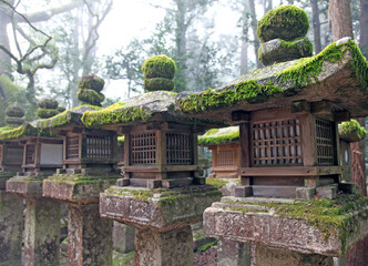 Wall Mural - The Wakamiya Shrine in Nara, Japan