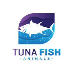 Poster - tuna vector logo design