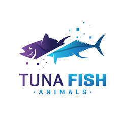 Poster - tuna vector logo design