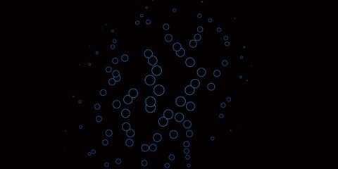  Dark Pink, Blue vector pattern with spheres. Colorful illustration with gradient dots in nature style. Pattern for wallpapers, curtains.