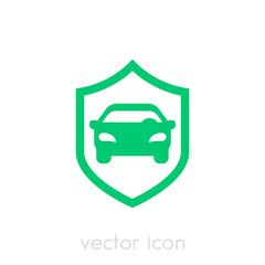 Sticker - car alarm icon on white