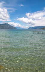 Wall Mural - Lac du Bourget depuis Terre-Nue à Viviers du Lac