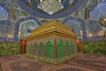 The shrine of Imam Ali Ibn Abi Talib in Najaf, Karbala, Iraq