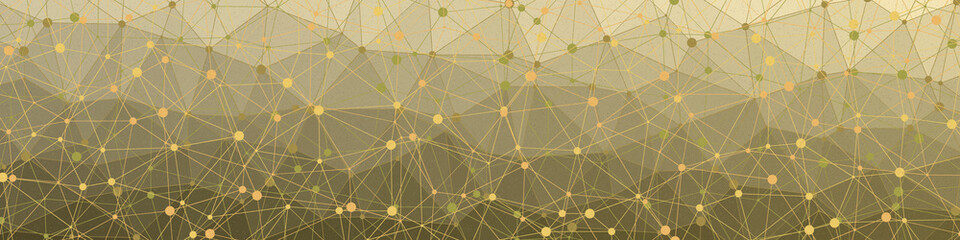 Light Gold color Abstract color Low-Polygones Generative Art background illustration