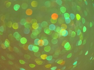 Canvas Print - Beautiful shot of colorful bokeh light effects - perfect for background