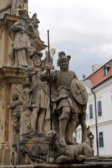 Wall Mural - Detail of Holy Trinity statue, Veszprem