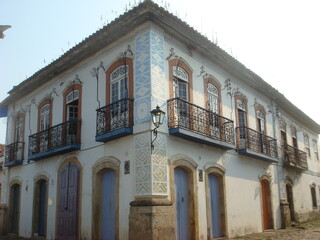 Wall Mural - facade of the old house