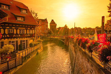 Canvas Print - View of Esslingen City