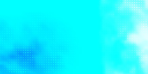 Light BLUE vector layout with circle shapes. Illustration with set of shining colorful abstract spheres. Pattern for business ads.
