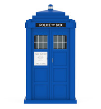 Vintage Police Call Box Free Stock Photo - Public Domain