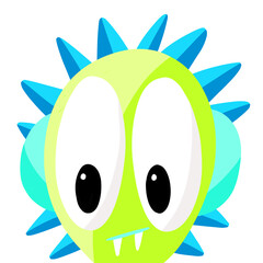 Collection of Mini Monster Fictional Imaginary Characters Cartoon