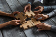 © alotofpeople - Business people and puzzle pieces