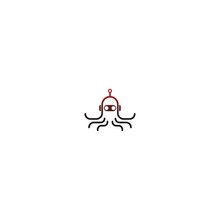 Octopus  Logo Icon Vector