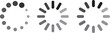 © milushka - Loading symbol load bar icon set