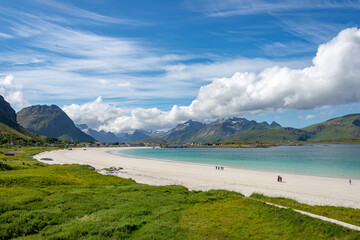 Ramberg beach in Lofoten