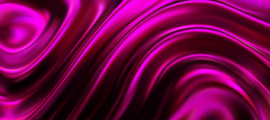 Wall Mural - Purple surface with wavy ripples.