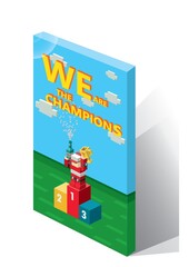 Wall Mural - we are the champions book