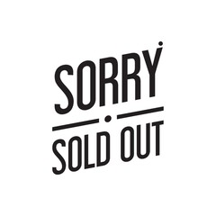 sorry sold out text