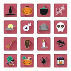 Canvas Print - halloween themed vectors