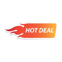 hot deal label