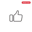 © Yusif - Thumbs up icon vector. Like sign