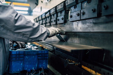 Wall Mural - worker working in factory