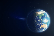 Earth View With Comet Neowise