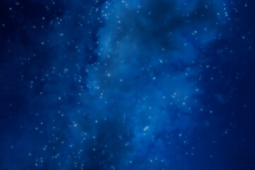 Wall Mural - photo of the night sky with the milky way and stars.