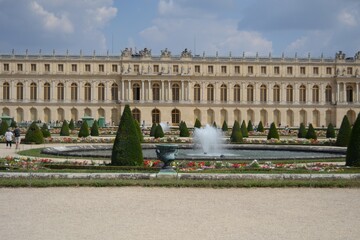 Wall Mural - Beautiful shot of the Palace of Versailles in Versailles France