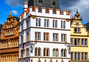 historic old town of Trier in germany