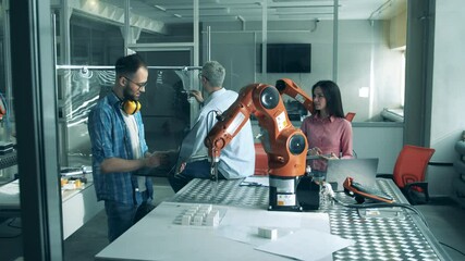 Team of developers are experimenting with a robotic machine