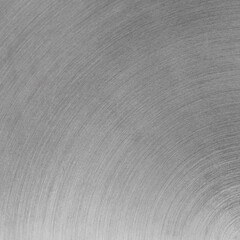 Wall Mural - silver metal texture of brushed stainless steel plate with the reflection of light.