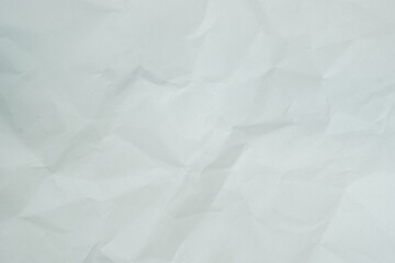 Texture of white recycle crumpled paper, copy space for text.