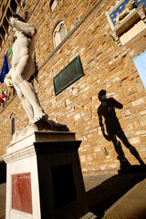 Architectural detail of Palazzo Vecchio, Florence, Tuscany, Italy