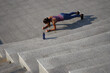 © Stock Rocket - Fitness woman on a plank pose