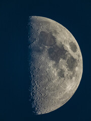 Wall Mural - Half moon in late afternoon, Pavia, Italy