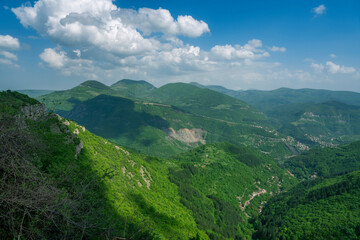 Sticker - Rila mountain in bulgaria at summer.