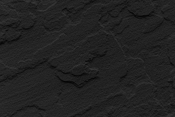 Sticker - Black concrete stone texture for background in black.  Cement and sand grey dark detail covering.