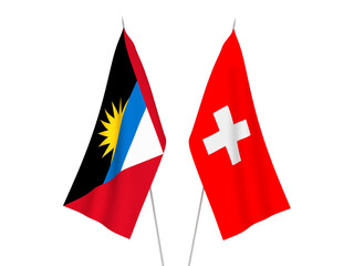 Switzerland and Antigua and Barbuda flags