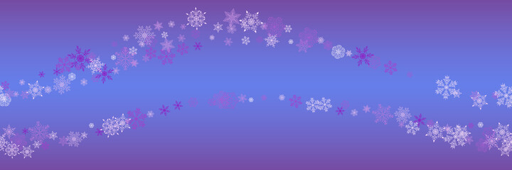 Wall Mural - Snowflakes seamless background