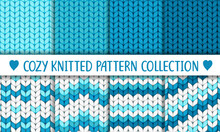 Collection Of Knitted Seamless Patterns