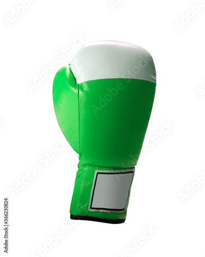 Green protective boxing glove Poster Mural XXL